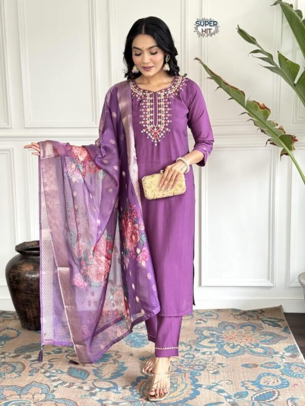 NEW BEUTIFUL HEAVY FULLY STITCHIED SUIT SET - Image 3