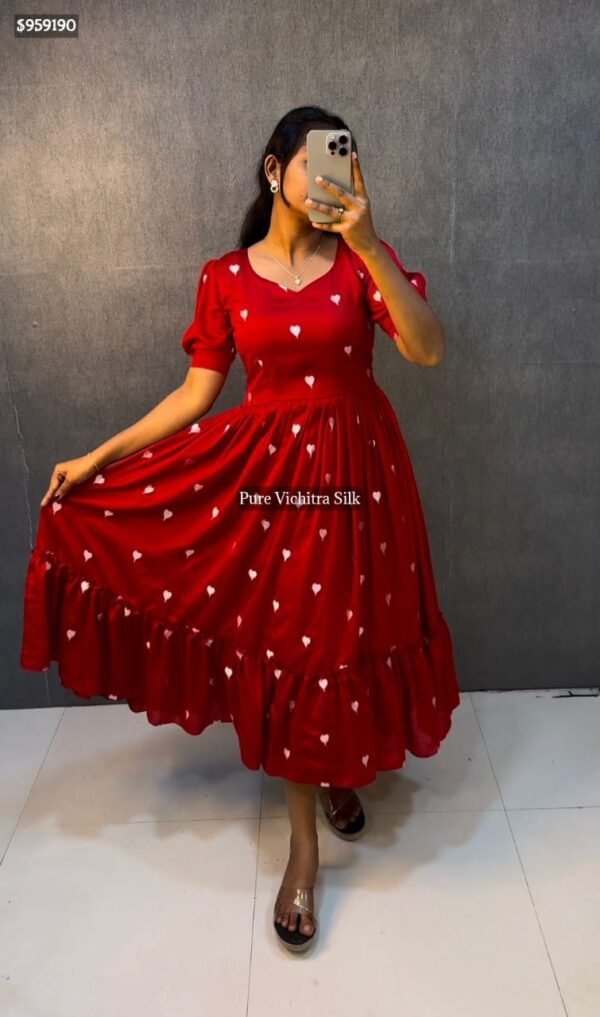 Launching Pure Vichitra Silk Gown Collection's - Image 3