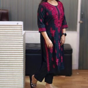 RAYON FABRIC TOP WITH PALAZO PANT