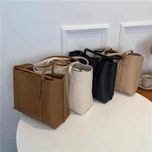 Leather Hand Bag - Image 5