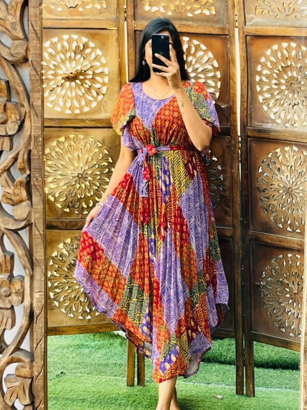 V cut Dress - Image 6