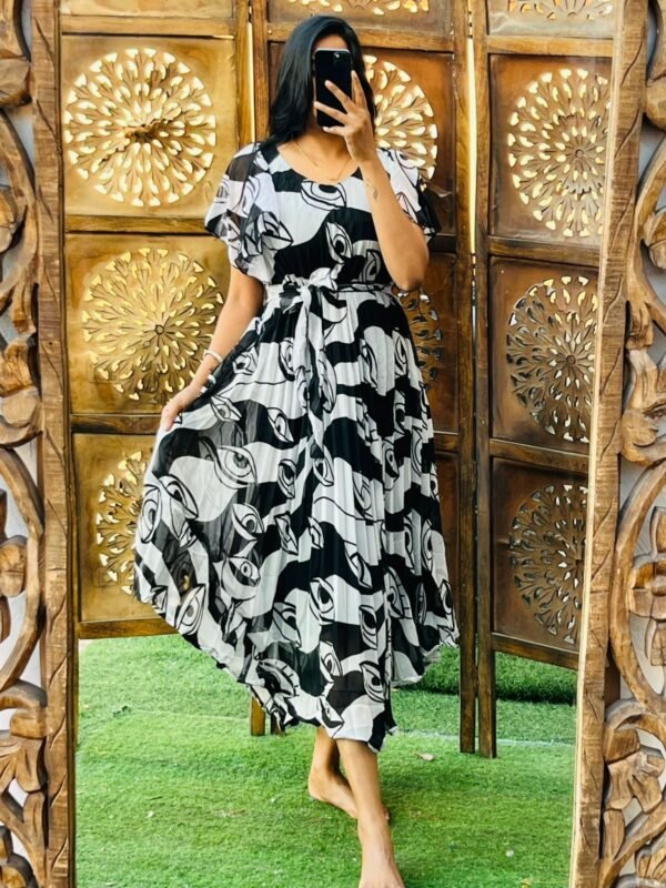 V cut Dress - Image 5