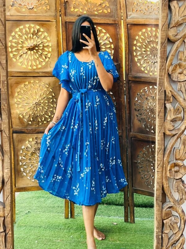 V cut Dress - Image 3