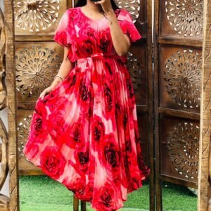 V cut Dress