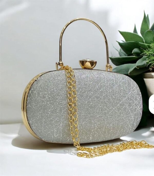 Lady Hand Clutch with Long Chain