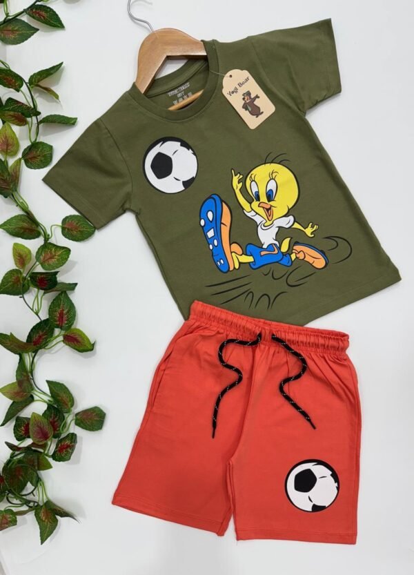 Boys Half Sleeve Top and Shorts - Image 3