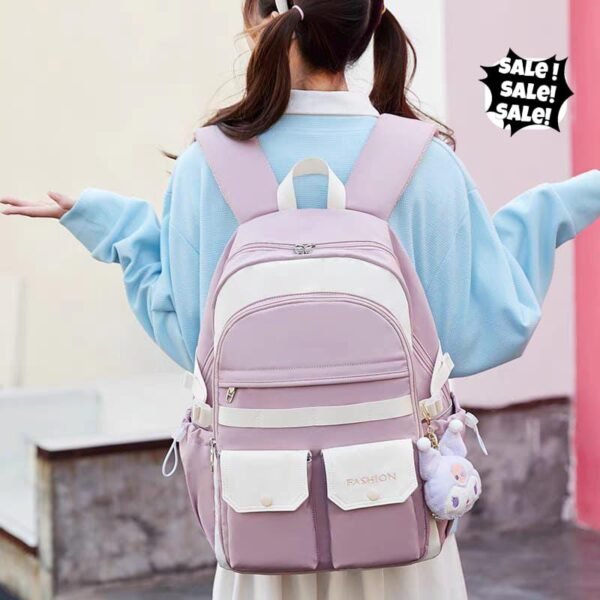 HEAVY QAULITY LADY BAGPACK FOR SCHOOL AND COLLGE - Image 3