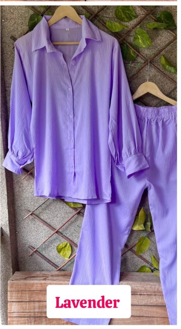 Orchid New BUBBLE CREPE COORDSET - Image 5