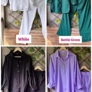 Orchid New BUBBLE CREPE COORDSET