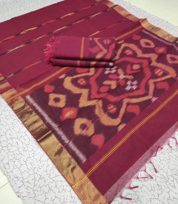 Orchid Fashion Designers -  POCHAMPALLI  COTTON SAREES - Image 2