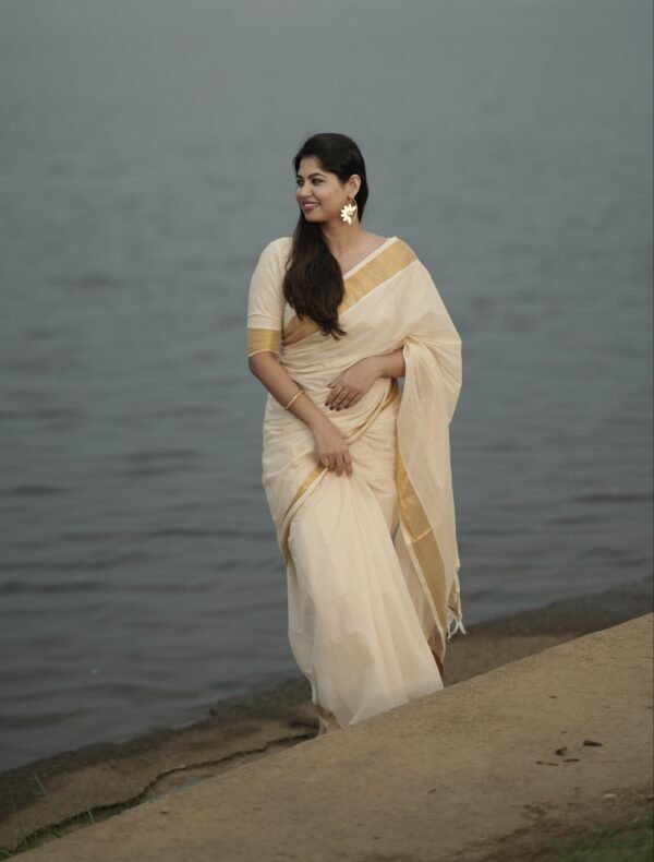 Mangalgiri Shade Cotton Saree - Image 3
