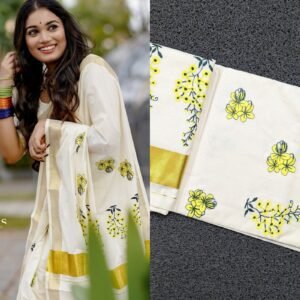 Kannikonna Cotton saree