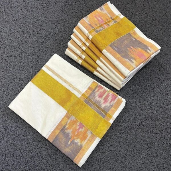 Pochampally Border Kerala Saree - Image 3