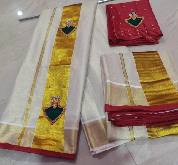 Palakka Settumundu & Nagapadam Model Settumundu - Image 2