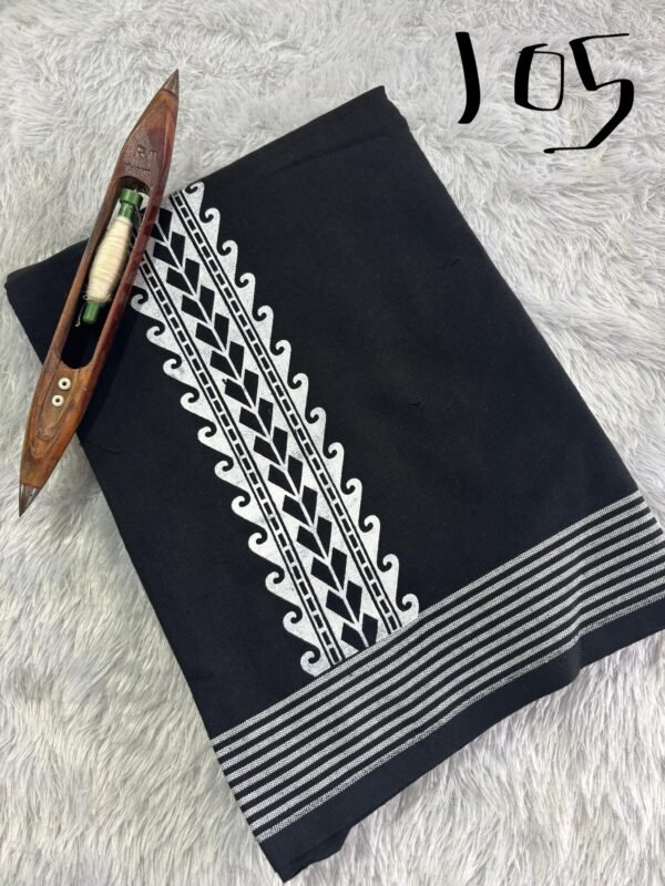 Trending black tribal print Dhothi - Image 5