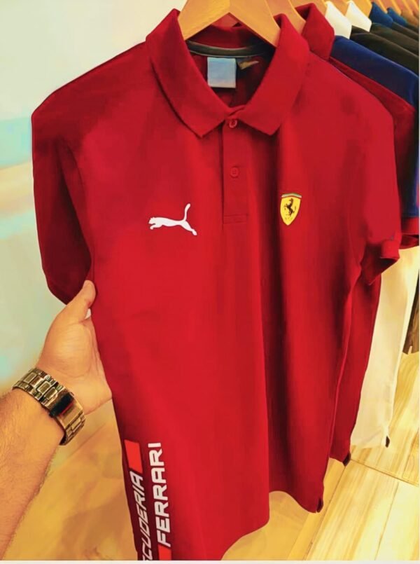 Very Premium Quality Cotton Collar T-shirt*
*Brands - PUMA FERRARI*