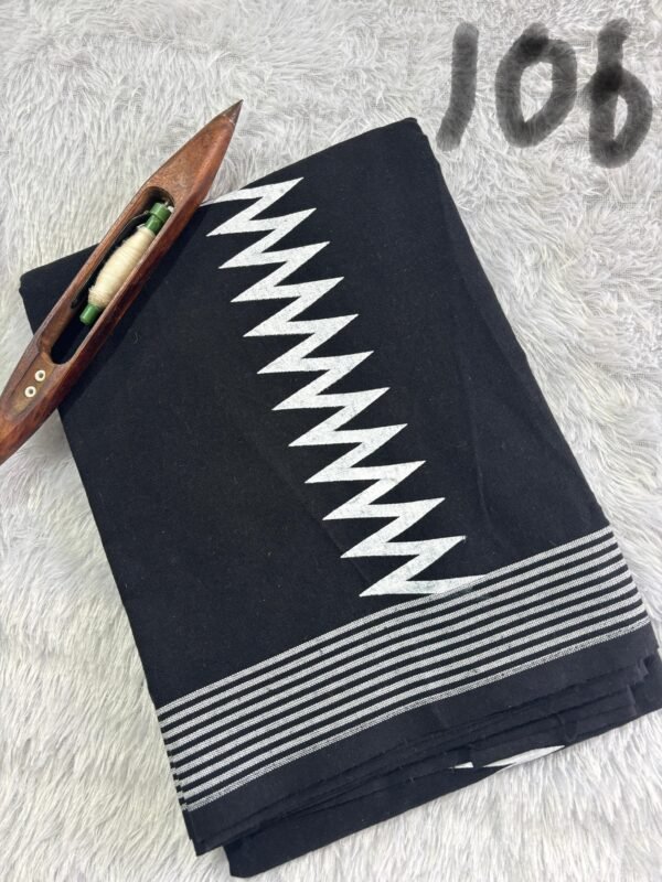 Trending black tribal print Dhothi - Image 6