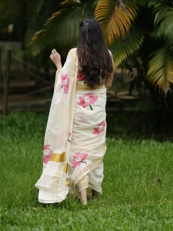 lotus cotton saree - Image 4