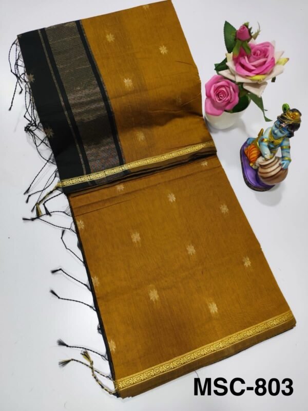 Maheswari Silk Cotton Sarees - Image 3