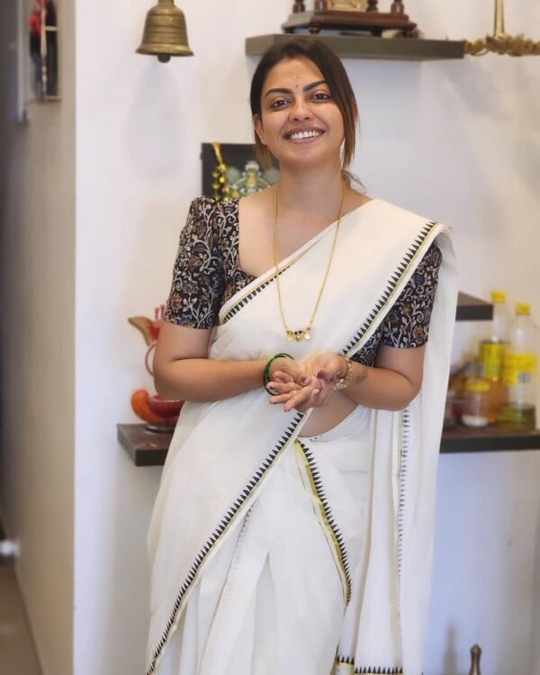 Anu Shree inspired temple set mundu 2.80 Premium quality