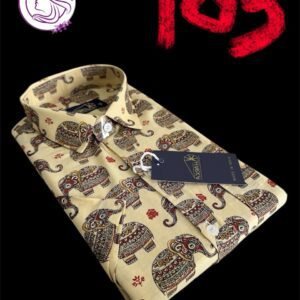 NEW ARRIVAL
Material      :  Azrakh
                       💯 cotton 
Item             :  Shirt Half sleeve