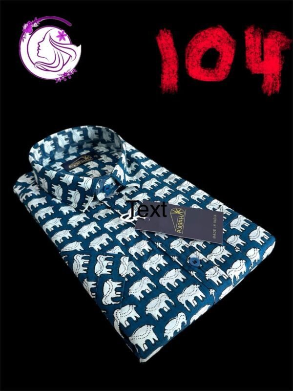 NEW ARRIVAL
Material      :  Azrakh
                       💯 cotton 
Item             :  Shirt Half sleeve - Image 2
