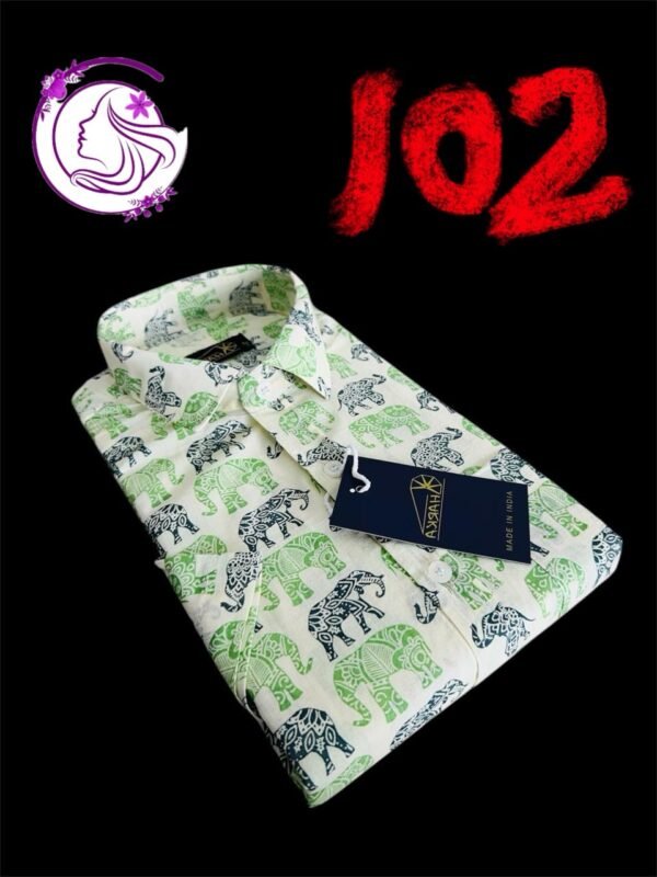 NEW ARRIVAL
Material      :  Azrakh
                       💯 cotton 
Item             :  Shirt Half sleeve - Image 4