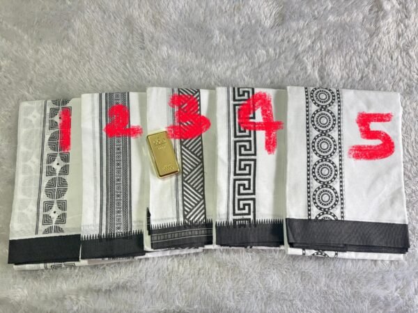 Onam collection. .Tribal printed white Khadi