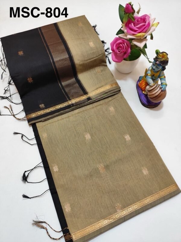 Maheswari Silk Cotton Sarees - Image 5