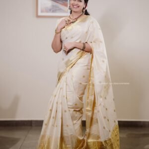 Handloom Replica Sadhika tissue saree