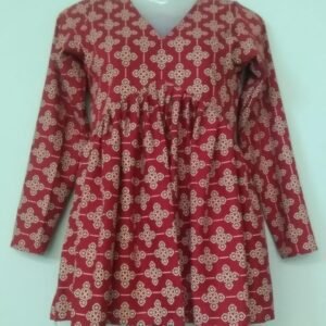 Aliya Cut Flayered Short Kurthi