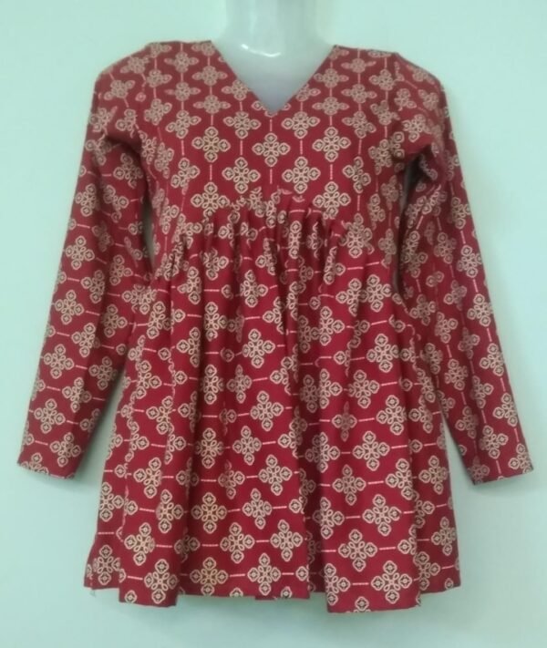 Aliya Cut Flayered Short Kurthi