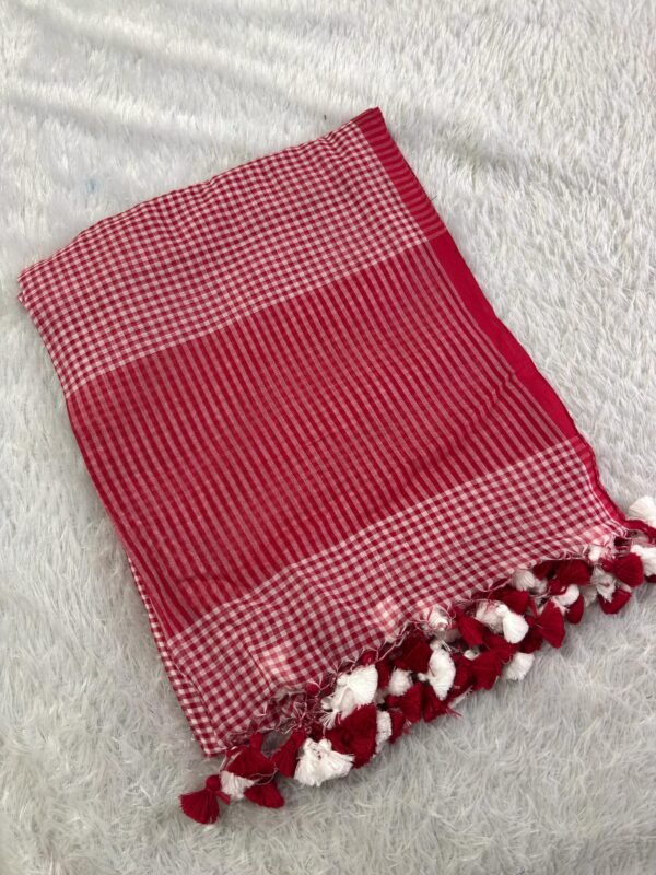 120s count mul mul colour kattam saree - Image 4