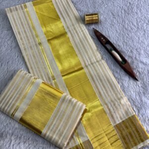 Premium quality lines set mundu