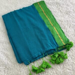 Jari Border Mul cotton saree