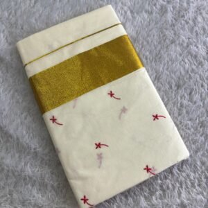 Small techipoo embroidery saree