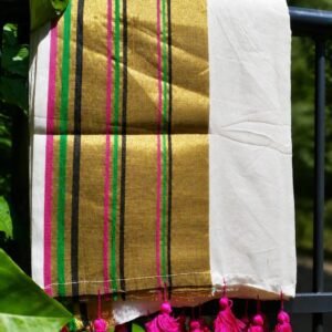 Kerala Mul cotton saree
