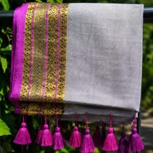 ROYAL PURPLE MUL COTTON SAREE