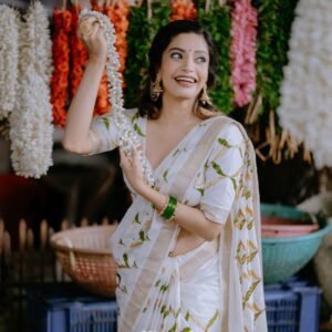 OLIVE CHAIN SAREE
