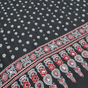Mirror Ajrakh Semi Modal Silk